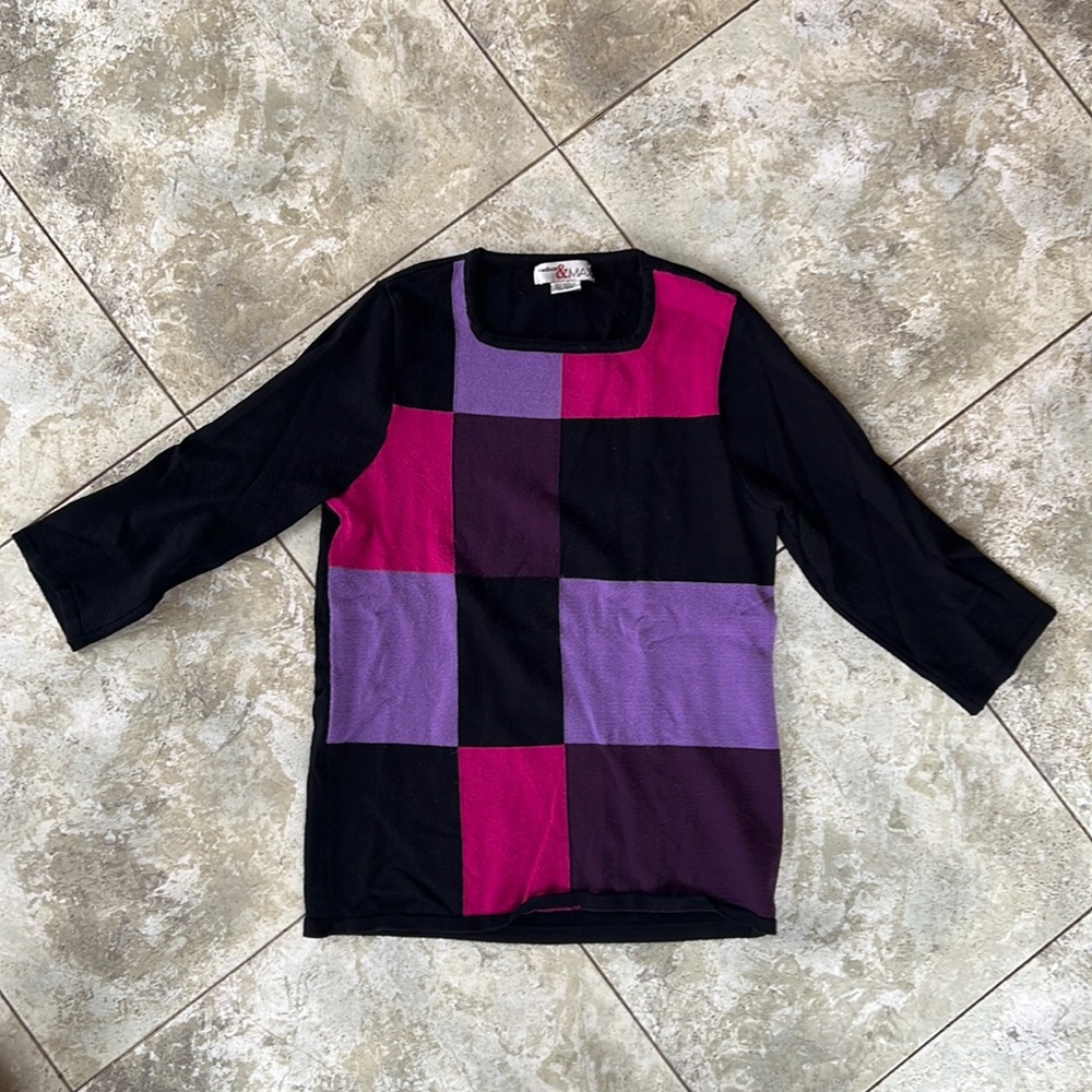 Vintage Patchwork Sweater